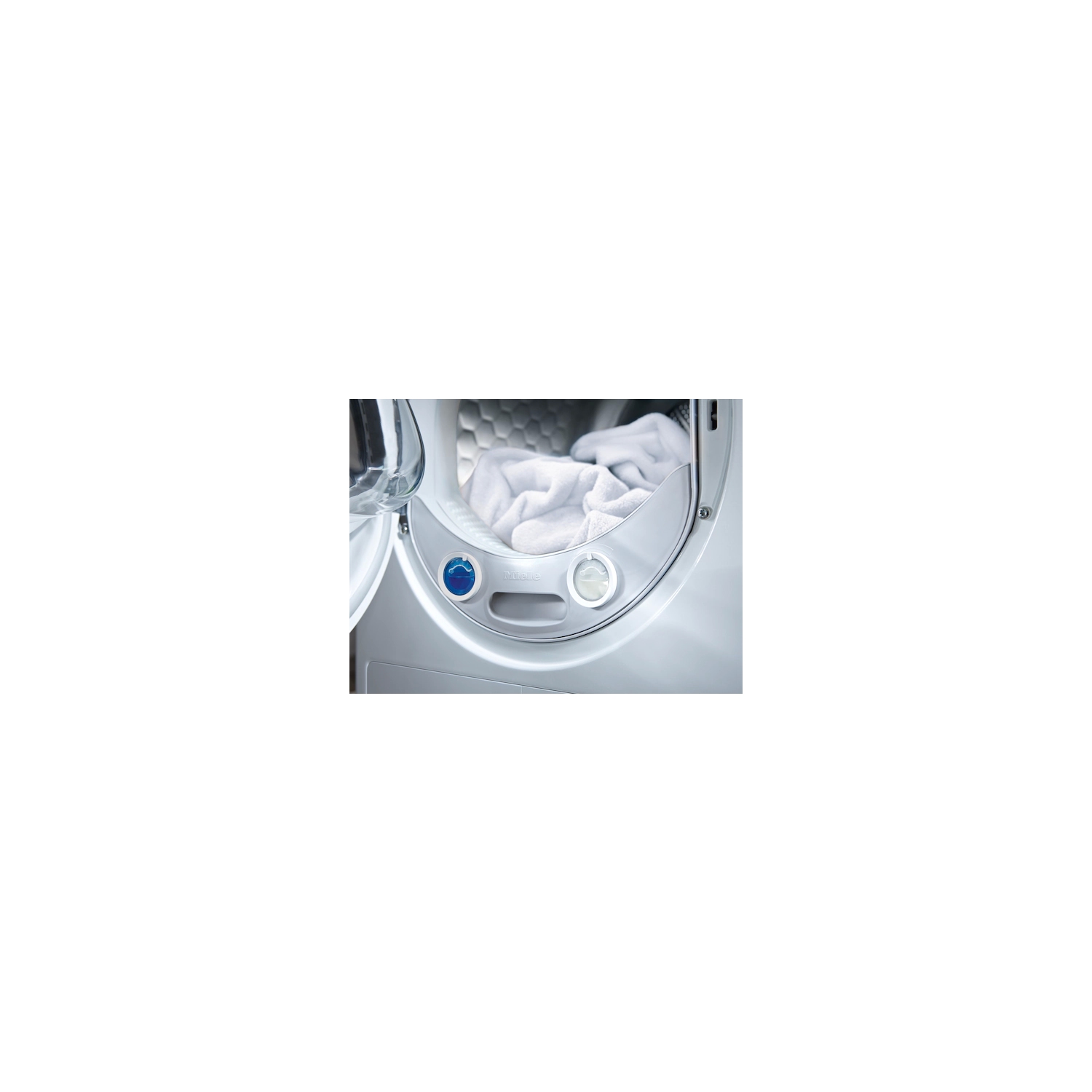 Miele TEH785 WP 9kg Heat Pump Condenser Tumble Dryer - EcoSpeed A+++ Energy - White - 2