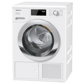 Miele TEH785 WP 9kg Heat Pump Condenser Tumble Dryer - EcoSpeed A+++ Energy - White - 0